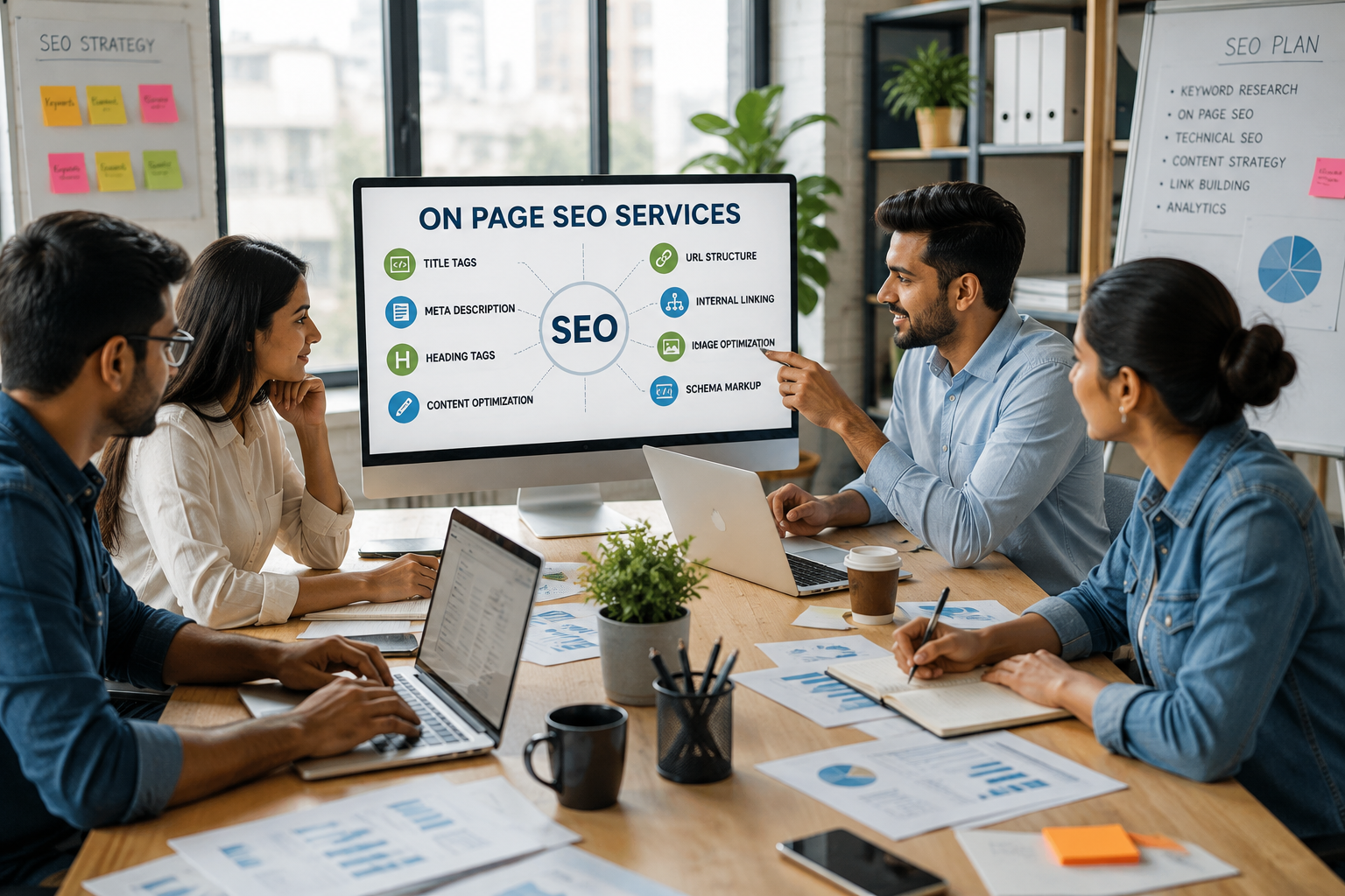On Page SEO Services team